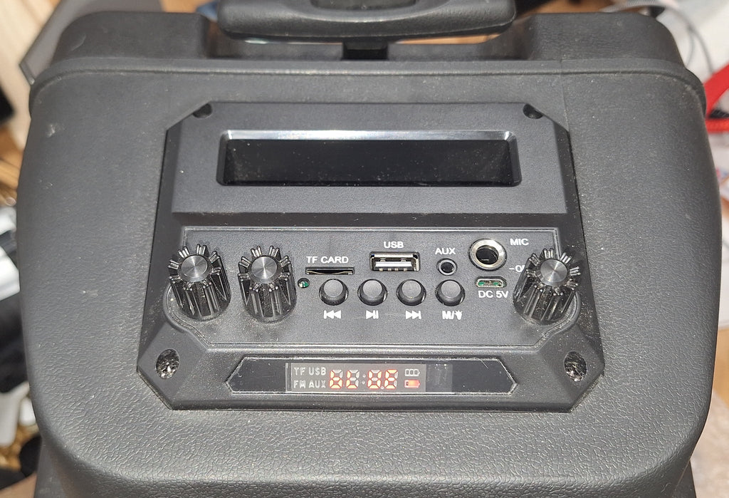 Tzumi Megabass LED/Bluetooth/Karaoke Jobsite Speaker