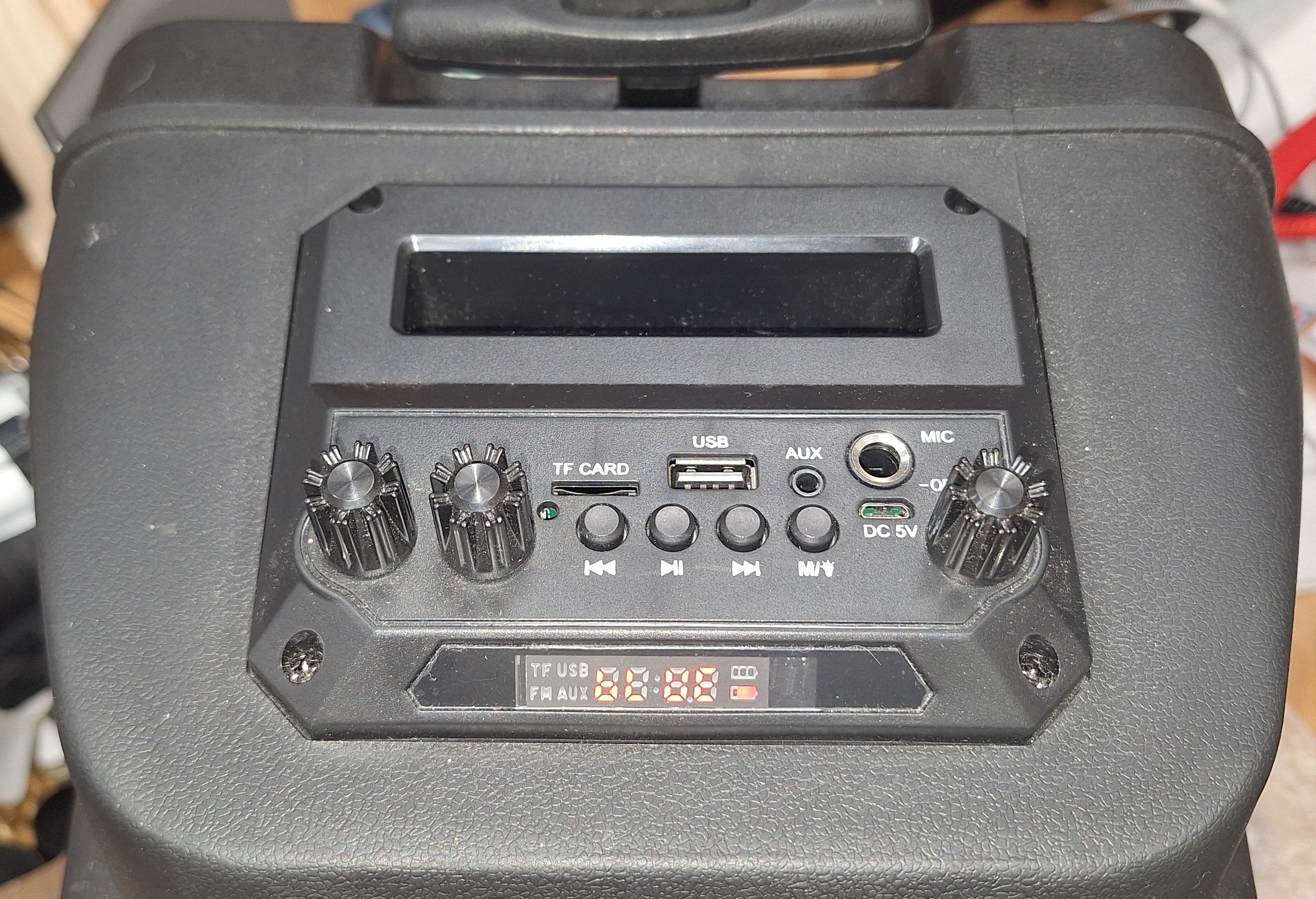 Tzumi Megabass LED/Bluetooth/Karaoke Jobsite Speaker