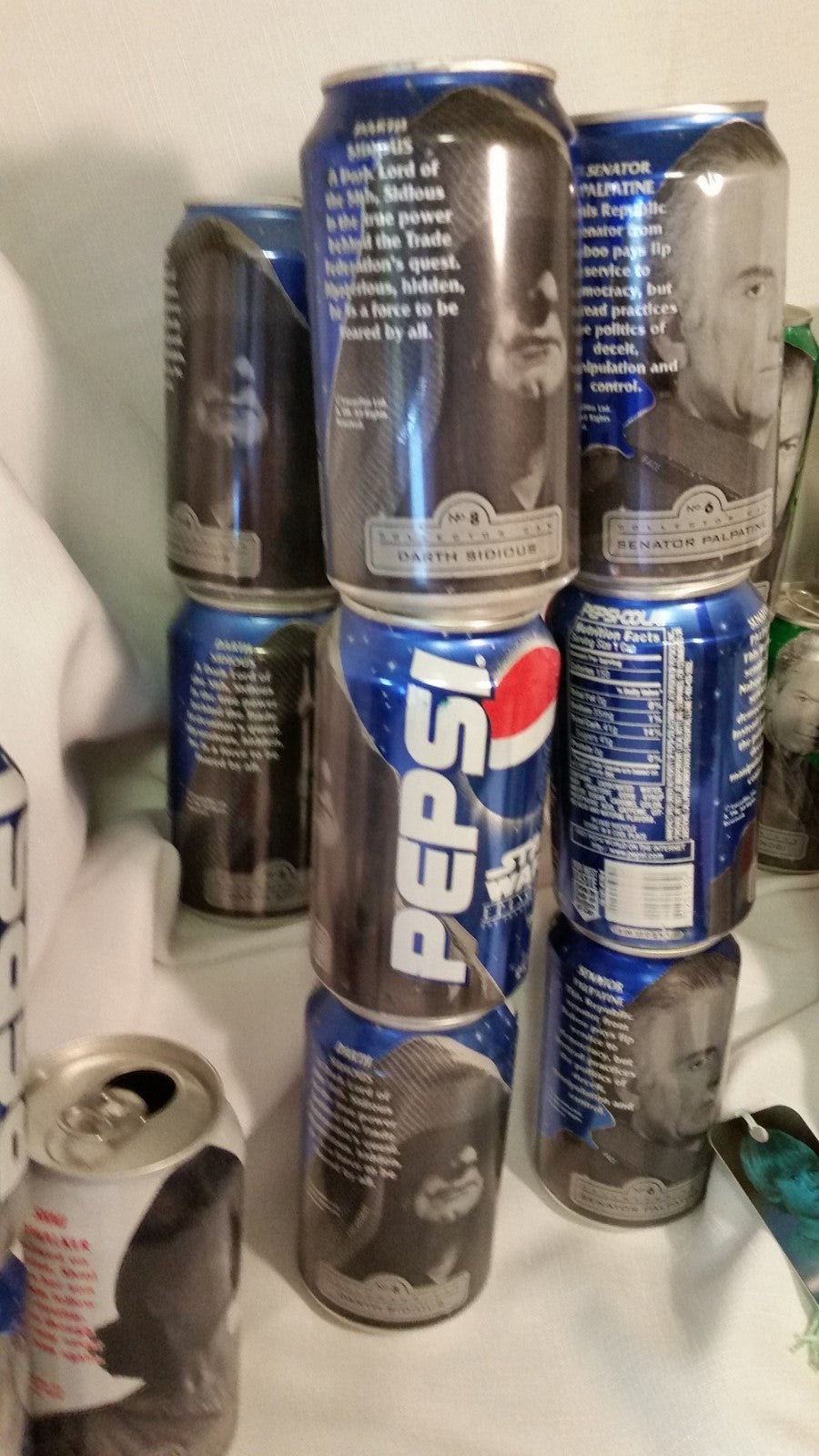 Star Wars Epsode I Pepsi Cans 26  2 Drink Cups  Book Mark