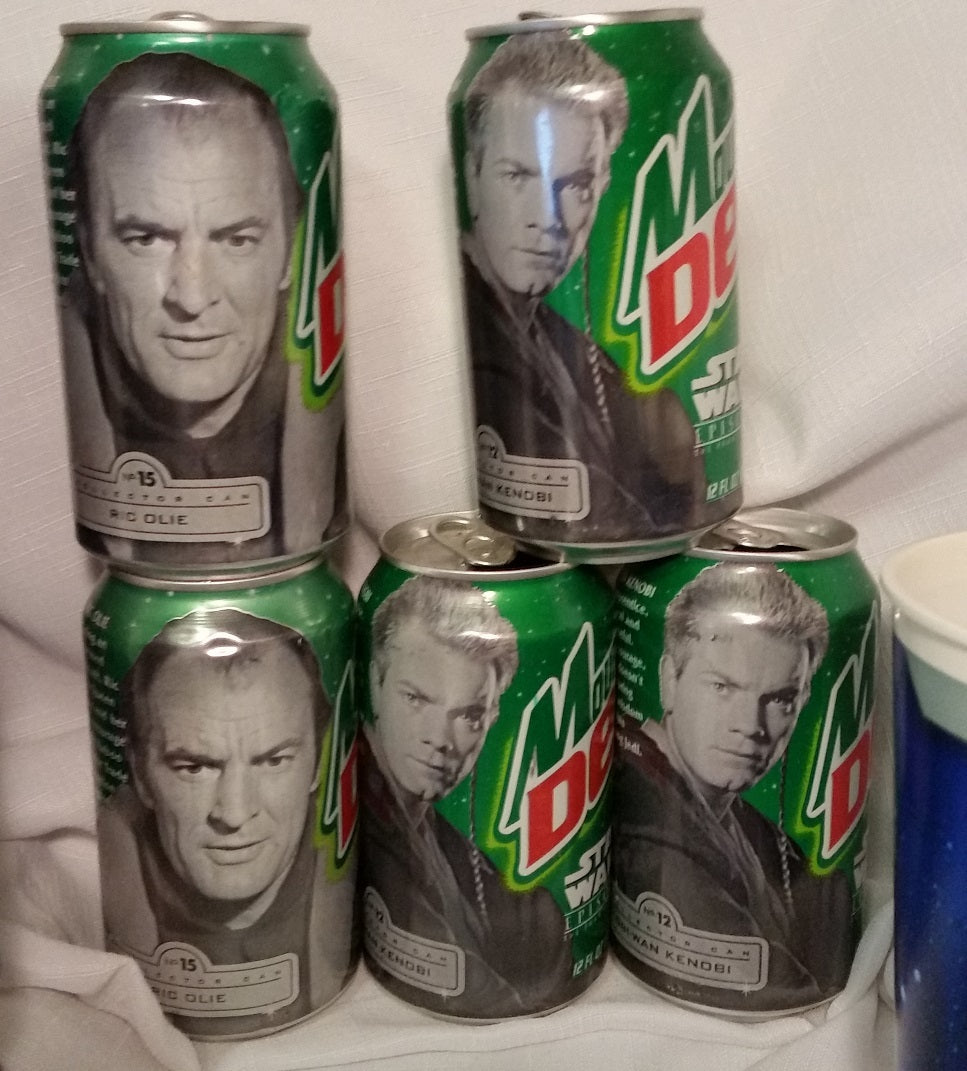 Star Wars Epsode I Pepsi Cans 26  2 Drink Cups  Book Mark